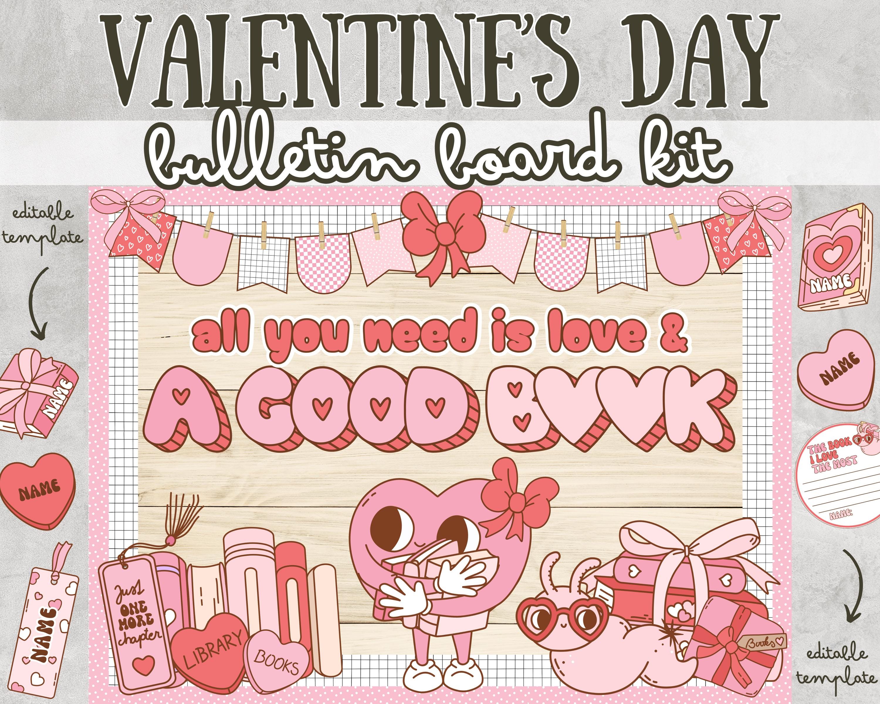 Reading Valentine's Day Bulletin Board Ideas February Bulletin Board ...