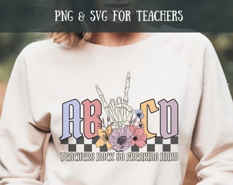 Abcd Teacher PNG Abcd Teacher Shirt SVG Funny teacher SVG Teacher appreciation gift Music Teacher png Future teacher svg High school shirt