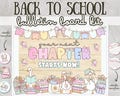 Reading Library Books Welcome Back to School Bulletin Board Kit Goose Groovy Pastel August September Door Decorations Decor Decor Set Ideas product logo