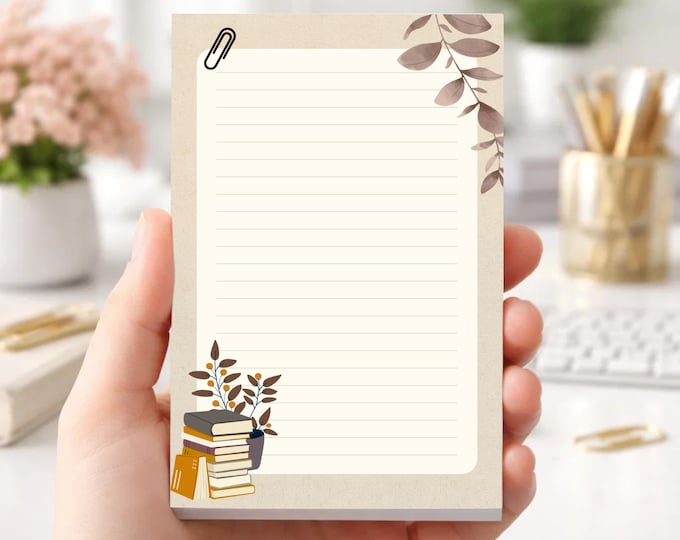 A5 notebook with to-do list design