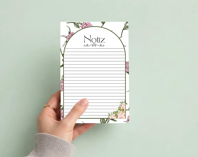 Blossom A5 notepad
