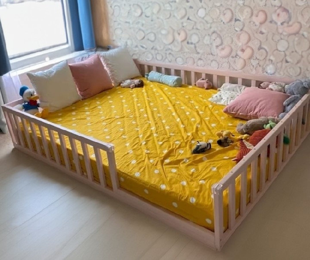 Toddler Bed With Slats Montessori Bed Floor Bed Kid Bed Etsy