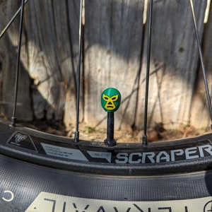 Luchador Dragon Valve Cap - Presta and Schrader Compatible