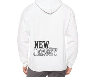 New Jersey Hooded Sweatshirt, New Jersey Shirt, New Jersey Gift, New Jersey Apparel, NJ Shirt, New Jersey Trip, Jersey Shore Shirt, Unisex