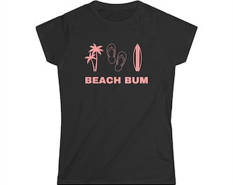 Beach Bum TShirt, Summer Shirt, Summer Tshirt, Beach Tee, Beach Shirt, Beach Bum Tee, Vacation Tee, Trendy Shirt, Birthday Gift, Cute Shirt