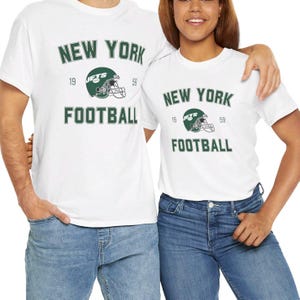 Koszulka Jets Unisex Heavy Cotton, New York Football, Prezent dla fana New York, Miłośnik New York, Prezent dla niego, Odzież na dzień meczu, Niedzielny futbol