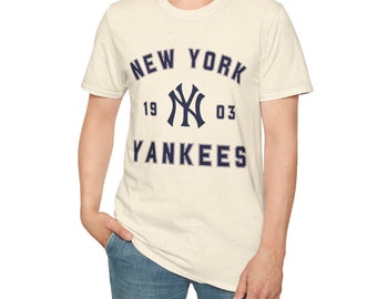 Tshirt unisexe des Yankees de New York, fan des Yankees, vêtements des Yankees, Yankees de New York, cadeau New York, chemise de baseball, amoureux des Yankees, chemise des Yankees