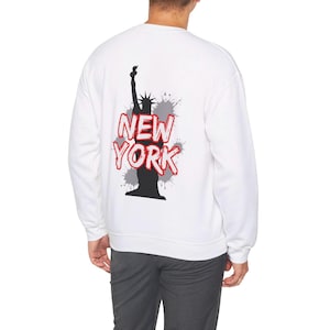 New York Crewneck Sweatshirt, Statue of Liberty, NYC Shirt, New York Gift, New York Lover, New York Apparel, NY Shirt, Street Style, NYC