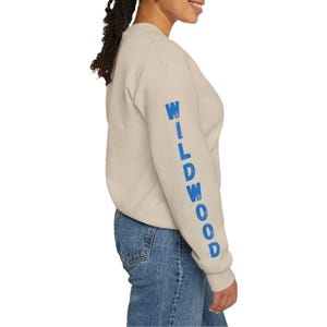 Wildwood Crewneck, Wildwood NJ Sweatshirt, Jersey Shore Crewneck, Coastal Beach Pullover, Oversized Summer Crewneck, Shore Town Sweatshirt image 9