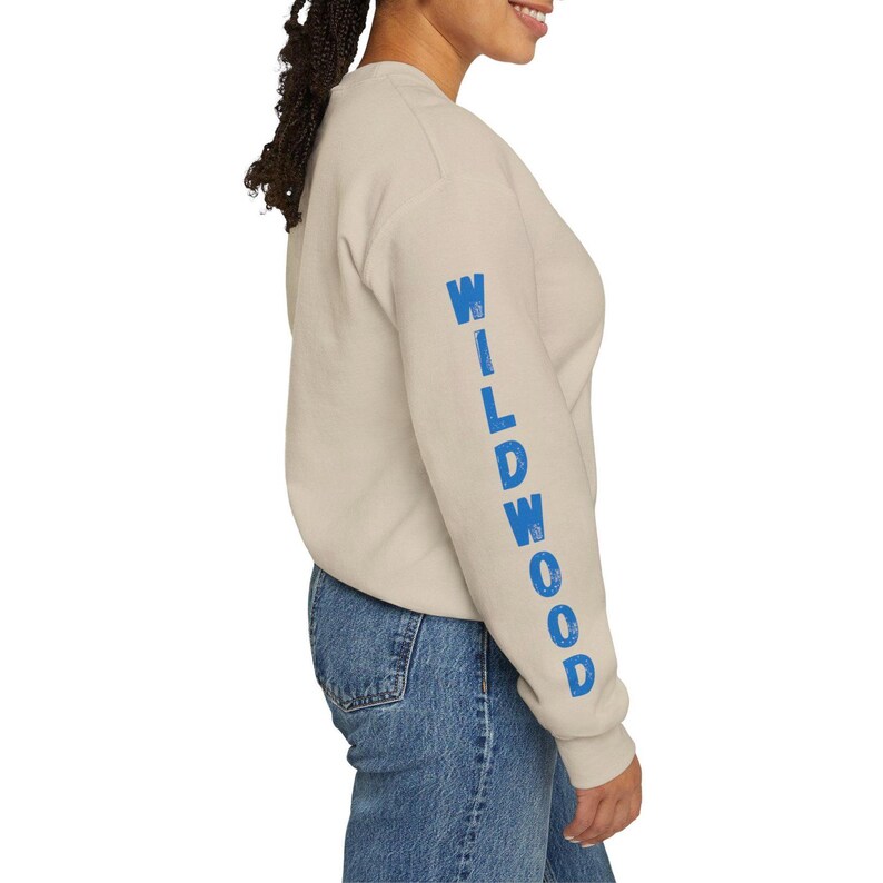 Wildwood Crewneck, Wildwood NJ Sweatshirt, Jersey Shore Crewneck, Coastal Beach Pullover, Oversized Summer Crewneck, Shore Town Sweatshirt image 9