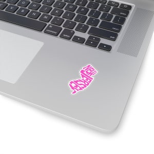 Sticker rose New Jersey, Sticker rose, New Jersey, Sticker pour ordinateur portable, Sticker pour ordinateur, Cadeau pour meilleure amie, Cadeau pour elle, Sticker mignon, État du NJ