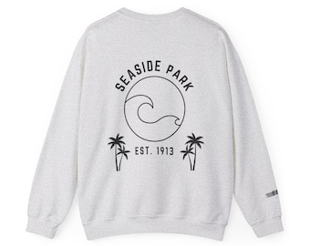 Seaside Park, Crewneck Sweatshirt, Seaside New Jersey, New Jersey, Jersey Shore Shirt, Beach Shirt, Gift for Her, Beach Apparel, Jersey Gift