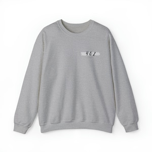 Essential Crewneck Sweatshirt, 402 Hoodie, NY themed, NJ themed, Sweater, New York Lover, Jersey Lover, Gift for Her, New York Gift