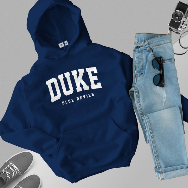 Duke Blue Devils Hoodie, Duke Hoodie Unisex, Duke University Hoodie, Duke Gift Hoodie S-5XL