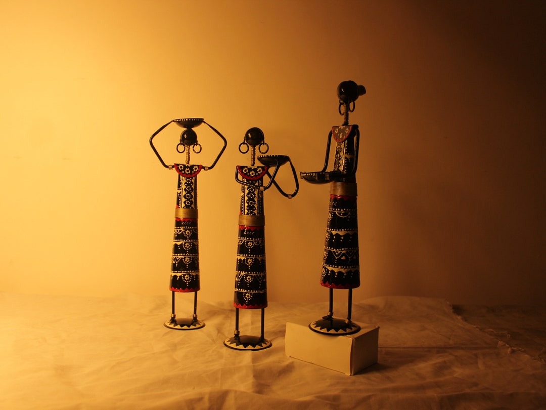 Homedecor Elegant Porcelain Lady Statues Functional Art for Etsy