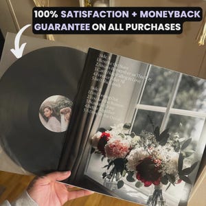 Custom Vinyl Record | Personalized Playable Vinyl Records | Create a Vinyl Mixtape Album | Christmas, Valentines, Anniversary Wedding Gift A image 3