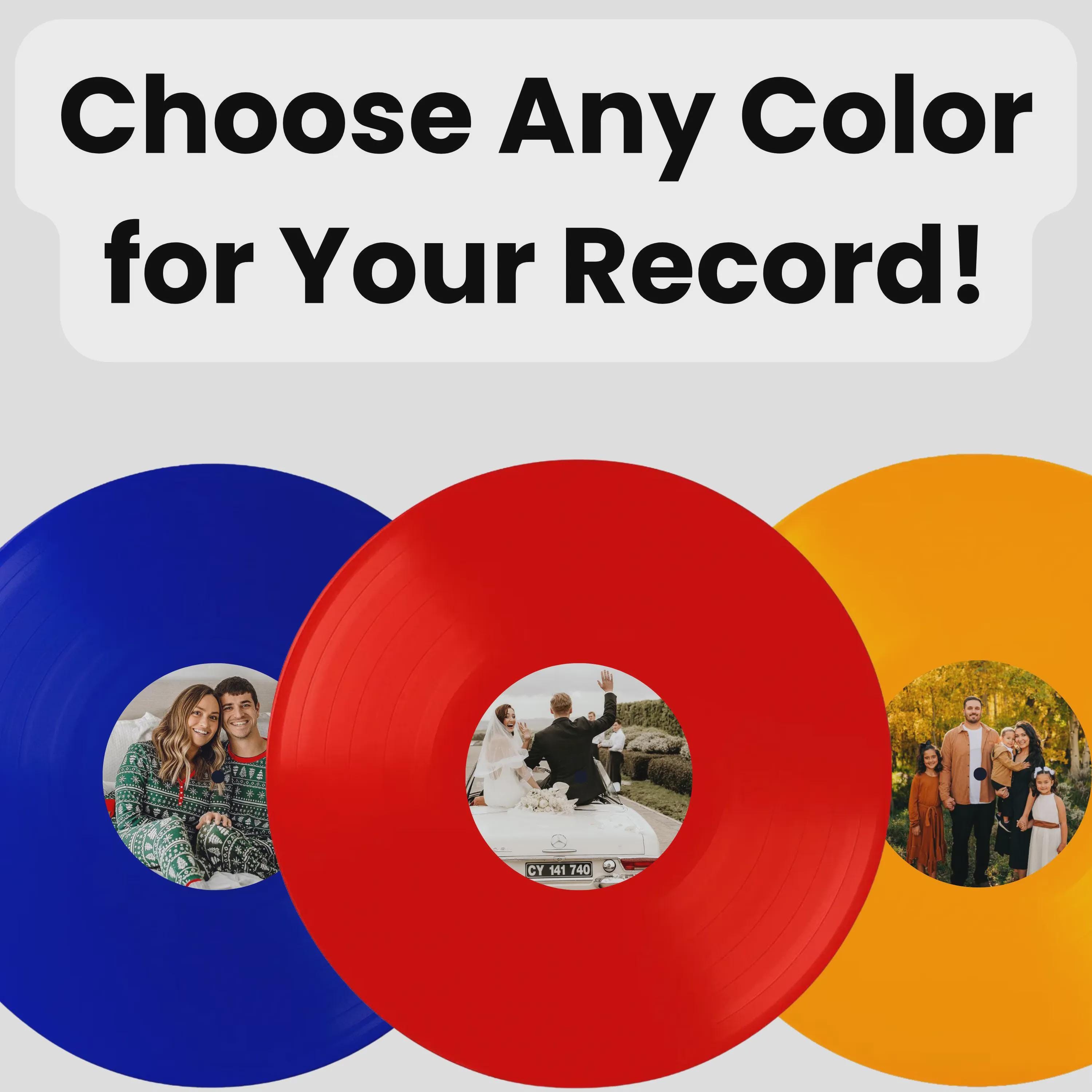 Custom Vinyl Record | Personalized Playable Vinyl Records | Create a ...