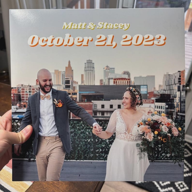 Custom Vinyl Record | Personalized Playable Vinyl Records | Create a Vinyl Mixtape Album | Christmas, Valentines, Anniversary Wedding Gift A image 11