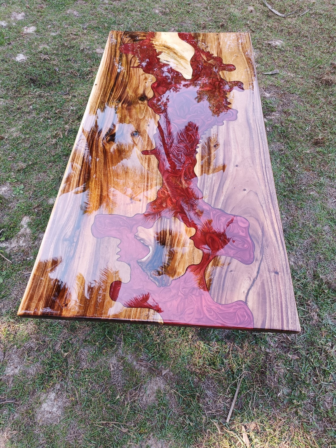 Epoxy Table Top, Center Dining Table Epoxy Resin River Table, Kitchen