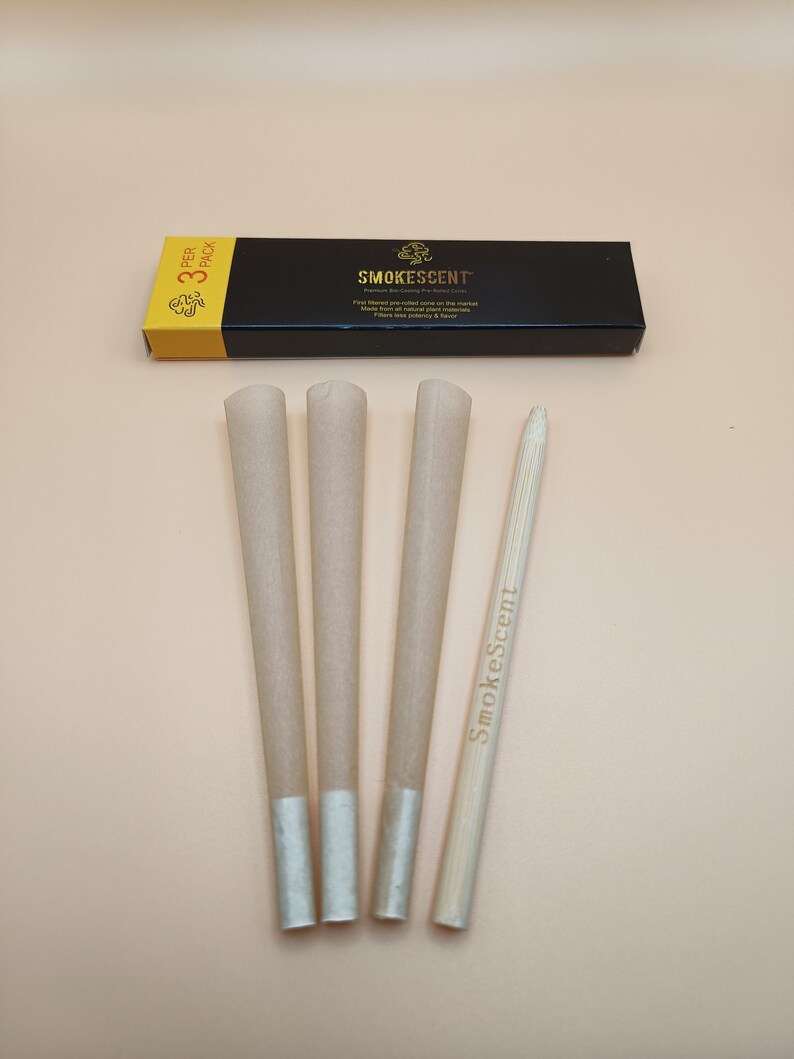 SMOKESCENT Ecofriendly Rolling Papers With Biocooling Filter Tips