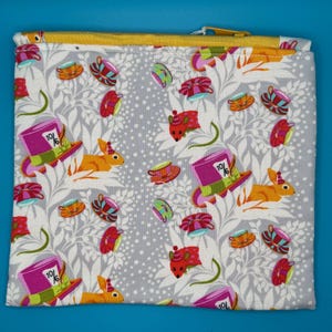 Tula pink zipper pouch