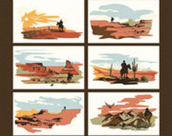 Go West with John Wayne Panel by Riley Blake 6.00 a Yard/Panel