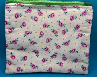 Tula pink zipper pouch