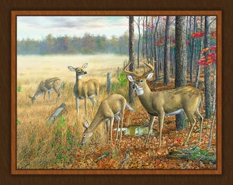 A new day Deer Panel