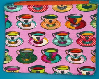 Tula pink zipper pouch