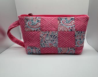 Quilted Patchwork  Wristlet