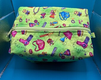 Make-Up Bag | Fully Lined | 9x6x5 | Free U.S. Shipping