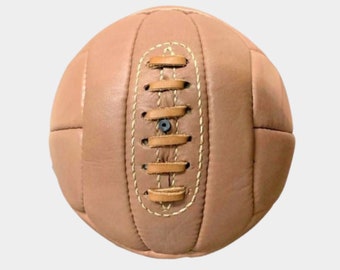 1938 World Cup Leather Soccer Ball: Collectible Football Memorabilia