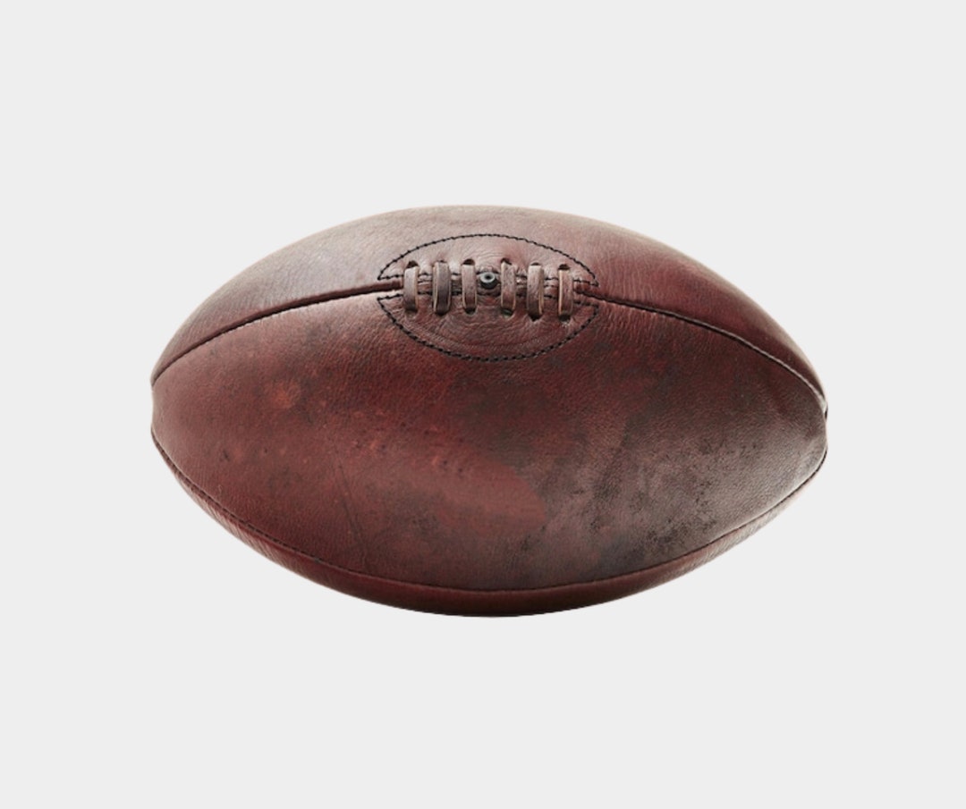 1930年代のヴィンテージレザーラグビーボール：コレクター向け