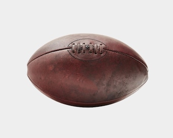 s*f様 1919年 ラグビーボール ヴィンテージ 本革 ヴィンテージレザー 1920 年代 ラグビーボール - Etsy 日本
