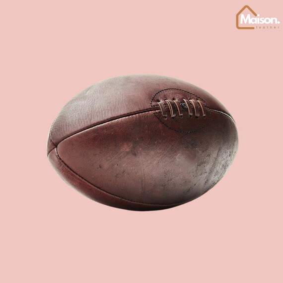 1930年代のヴィンテージレザーラグビーボール：コレクター向け