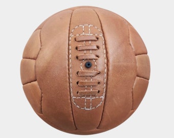 1934 World Cup Vintage Soccer Ball, Gift for him, Gift for soccer player, personalized gift for sports person, Handcrafted from Leather