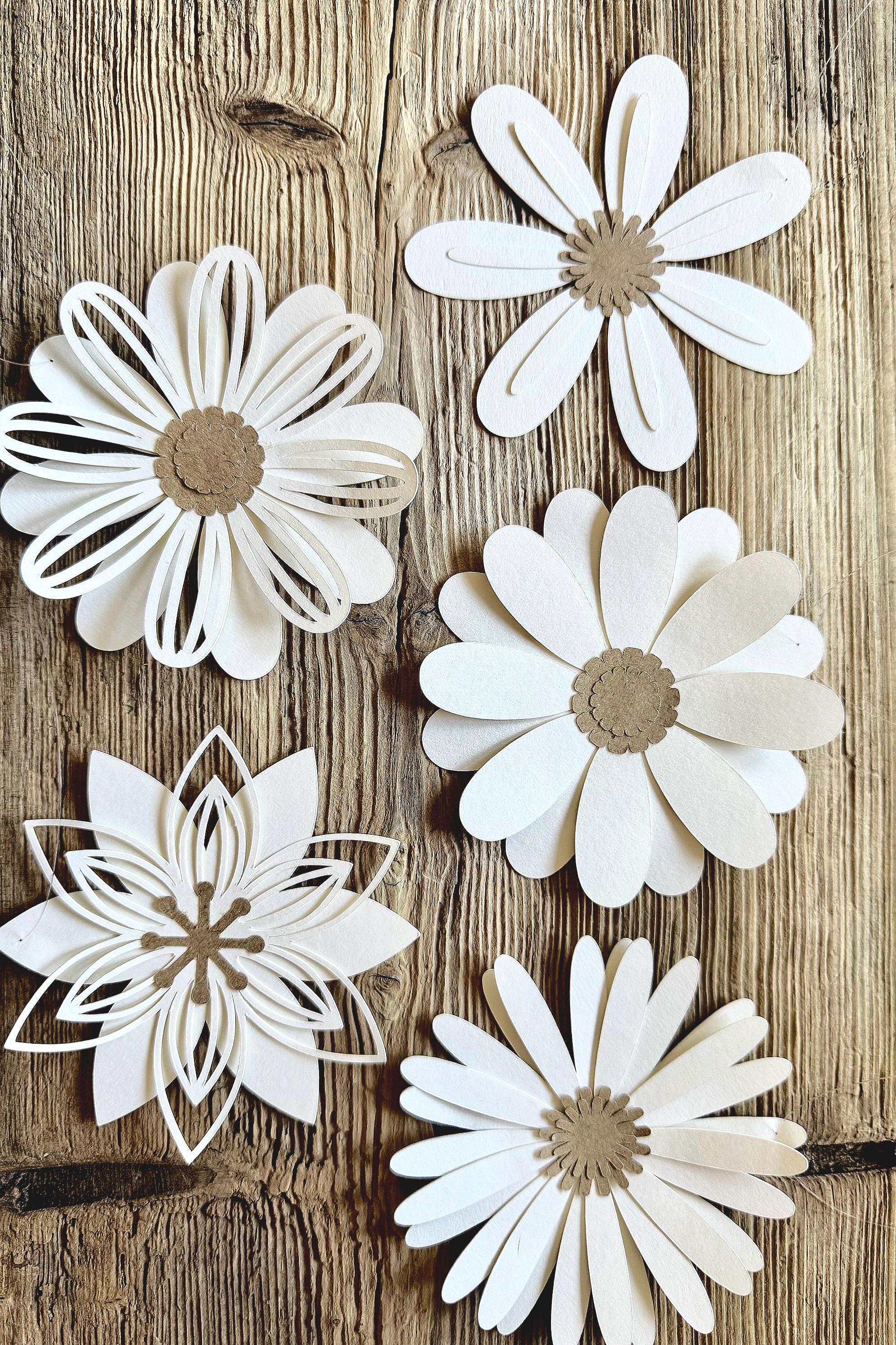 Papierblume zum hängen