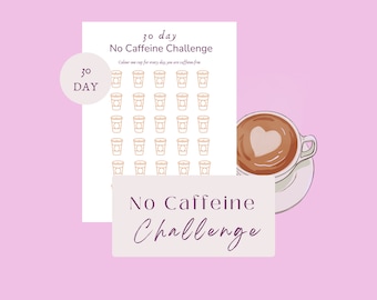 No Caffeine Challenge. 30-Day Caffeine-Free Challenge. Instant download.