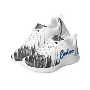 Women’s Evolve Signature Gray & White Athletic Sneakers