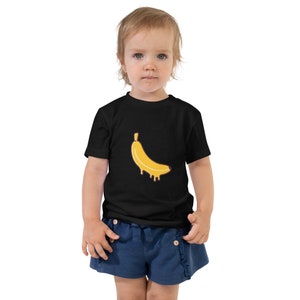 Toddler Melting Banana Short Sleeve Tee