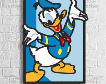 ドナルドダック ディズニー ドイツのSowa & Reiser 社製の版画 Limited Edition Framed and Signed Sowa & Reiser Disney