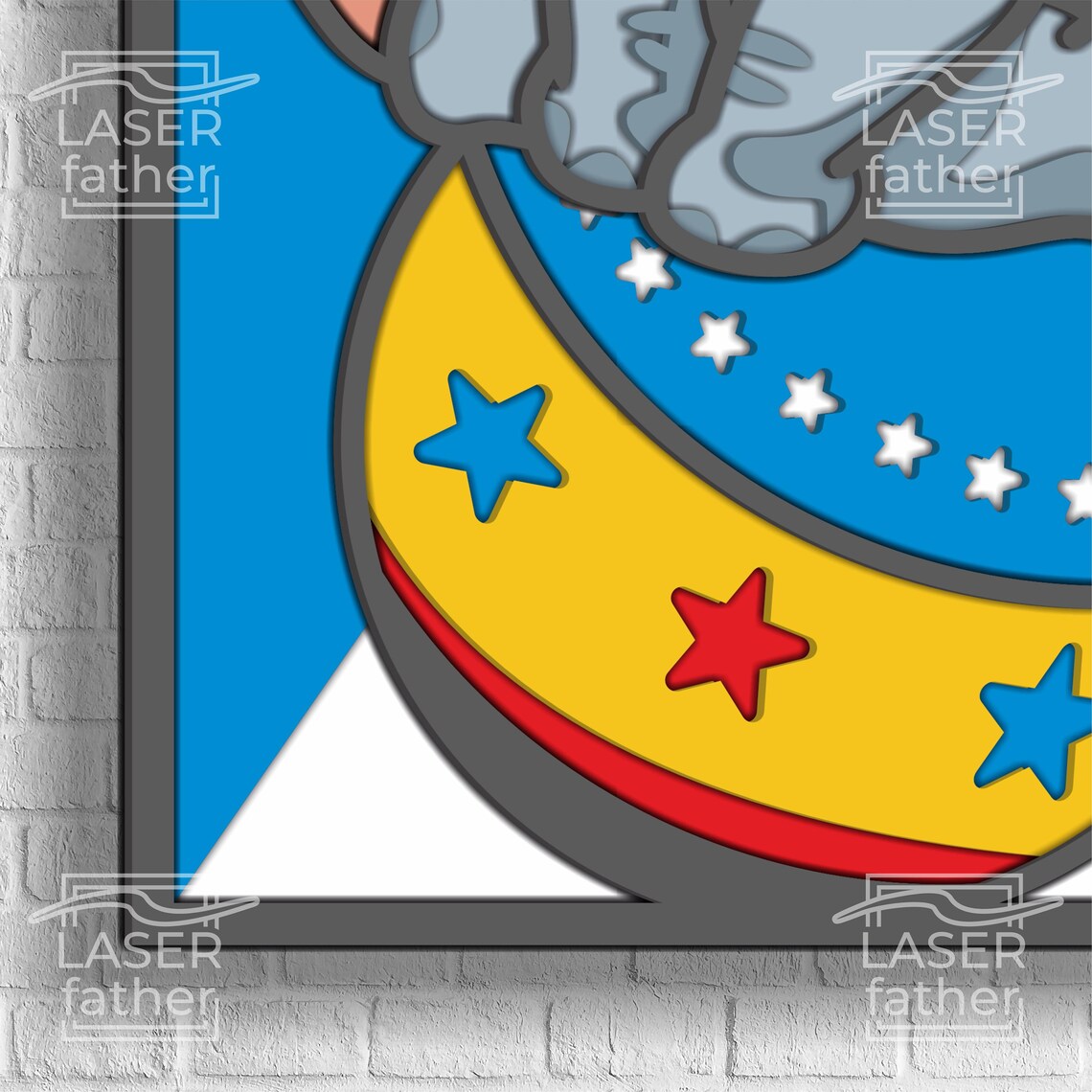 Dumbo Shadow Dumbo SVG, Circus Elephant SVG, Cartoon Animal Vector, Disneyworld Art ...