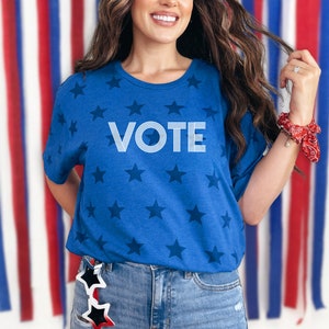 Abstimmungs-Shirt,Politik-Shirt, Wahl 2024, Wähler-Shirt, Abstimmungs-T-Shirt, Abstimmungs-T-Shirt