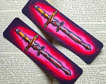 Fantasy Sword Artist Bookmark | Romantasy Reader Gift
