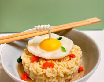 Ramen noodles candle| instant noodles candle| Korean ramen candle| unique candle | unique gift | Christmas gift | holiday gift