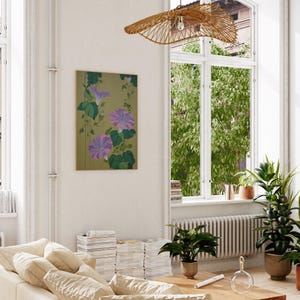 Ideal for lovers of botanical art, vintage-inspired decor, gardeners, or anyone who appreciates floral elegance. This piece works beautifully in bedrooms, sunrooms, garden-themed kitchens, or nurseries, and pairs well with other floral or vintage nature prints.