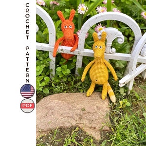 Magical creature crochet pattern. Amigurumi brownie crochet tutorial. Book toy best baby gift crochet pattern. Crochet kangaroo toy pattern
