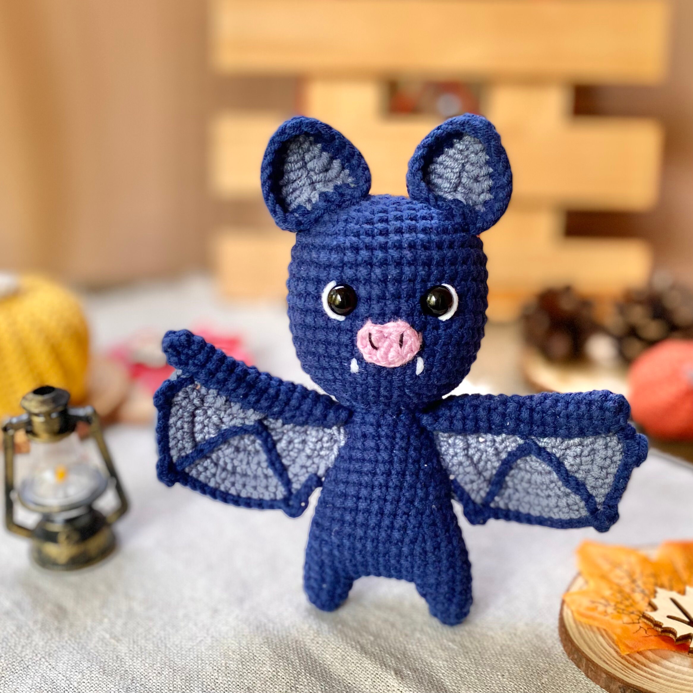 Bat Crochet Pattern. Halloween Amigurumi Cute Bat Crochet Etsy