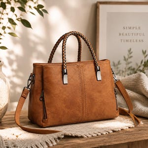 Vintage Leather Boston Bag - Etsy