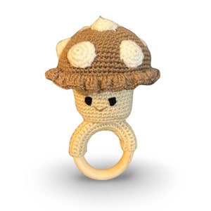 Handmade Mushroom Rattle